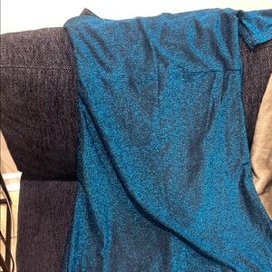 Shimmering Blue Fabric